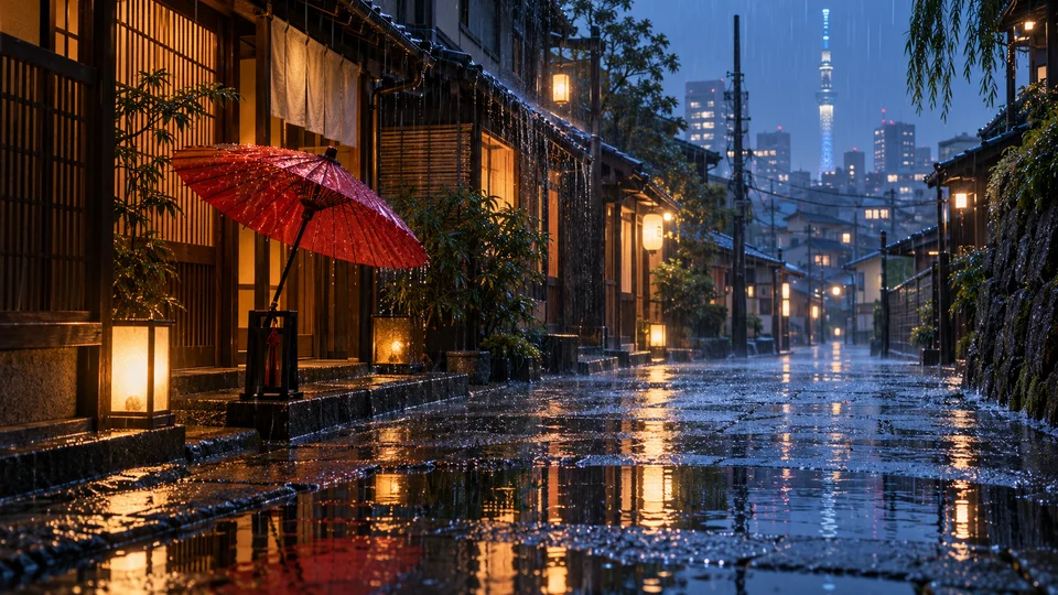 Weather · Rain after dark